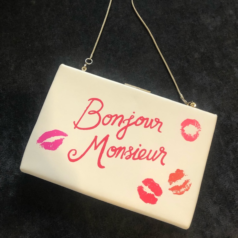 Kate Spade Bonjour Monsieur clutch